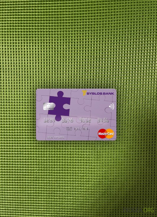 Liban Byblos Bank mastercard photolook recto